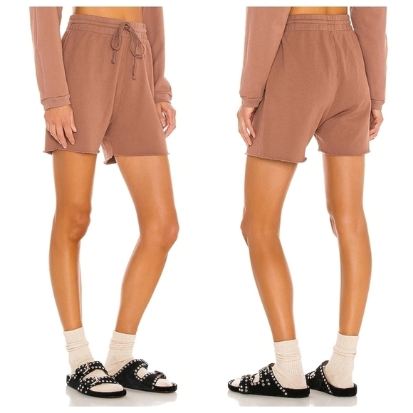 LNA Revolve Clove Long Terry Drawstring Short - Picture 2 of 8